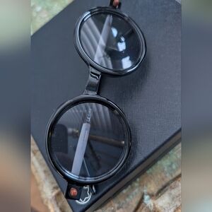 Miramira black Round Sunglasses